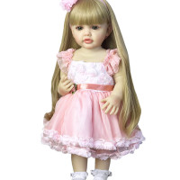 Силиконовая кукла Реборн девочка Сабрина, 55 см